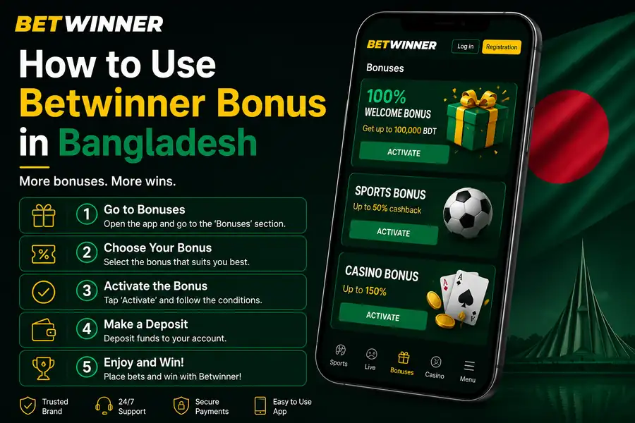 how to use betwinner bonus